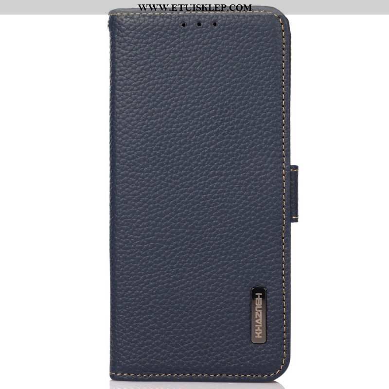 Etui Folio do Samsung Galaxy M33 5G Skóra Liczi Khazneh Rfid